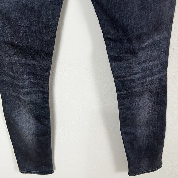 R13 Jeans Jenny Mid Rise Skinny Dirty Black Made In Italy Size 27 - Picture 6 of 13